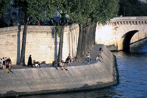 The Seine, Quai D'Orleans, Ile Saint Louis.