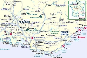 Map of Provence