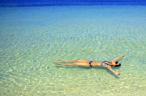 West Bay Beach in Roatan, Honduras.