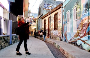 Gálvez Passage in Valparaíso, Chile