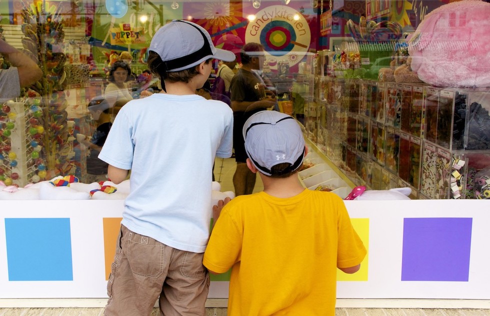 Candy shops and ice cream parlors in Rehoboth Beach, Delaware