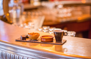 Café gourmand at a Paris bistro