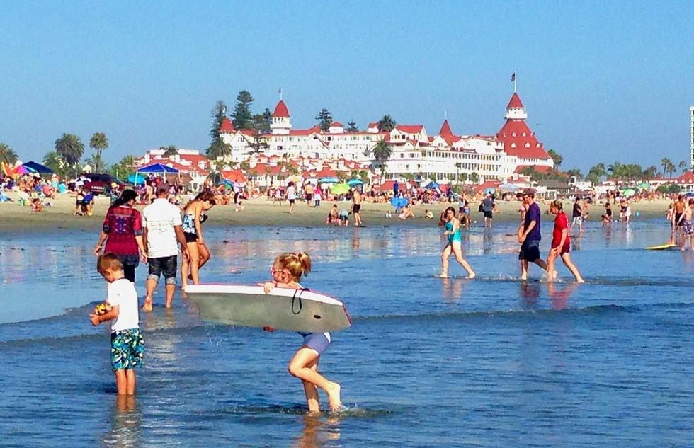 Coronado Beach in San Diego