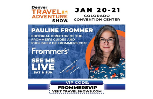 Pauline Frommer at Travel and Adventure Show Denver Jan 20 2024