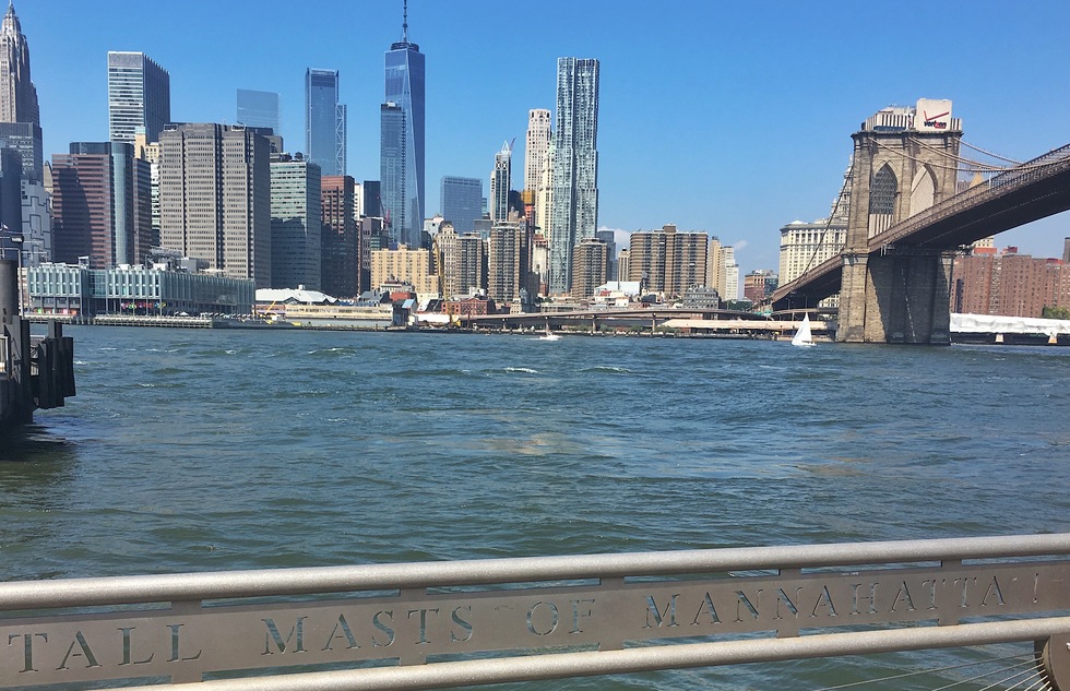 Fulton Ferry Landing in Brooklyn