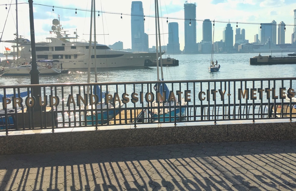 Waterfront Plaza at Brookfield Place in New York City