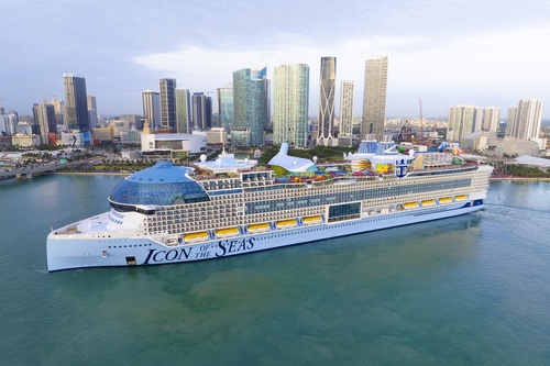 Royal Caribbean Icon of the Seas in Miami, 2024