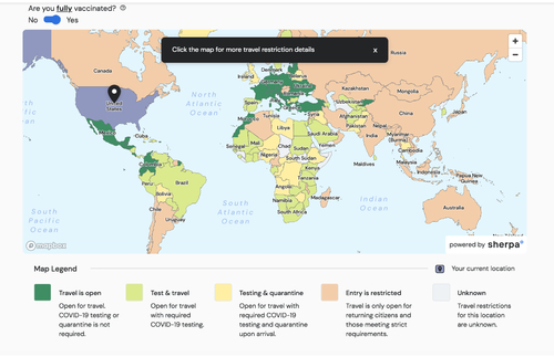 Find International Travel Restrictions in One Click with This Online Tool | Frommer's